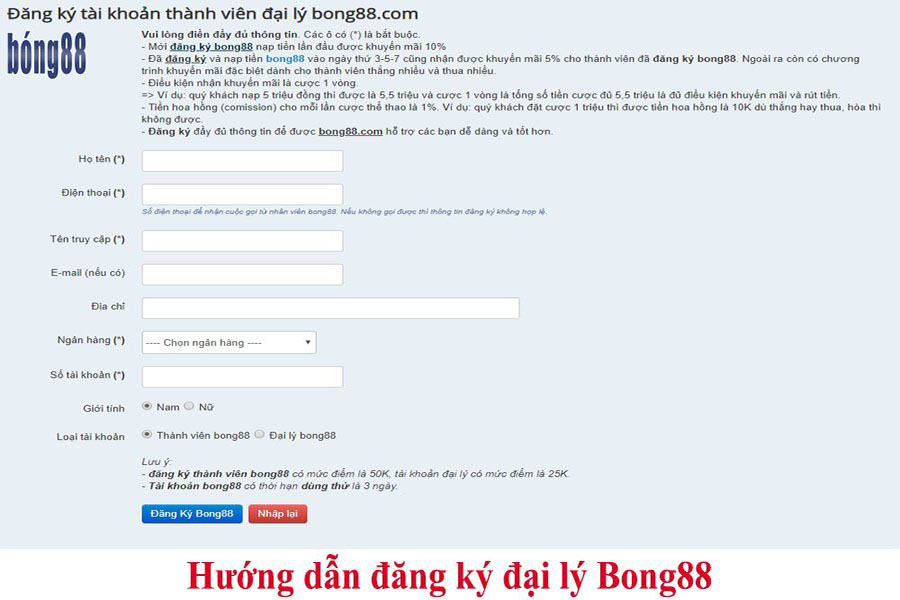 Hướng dẫn tạo tài khoản Wabi88 net